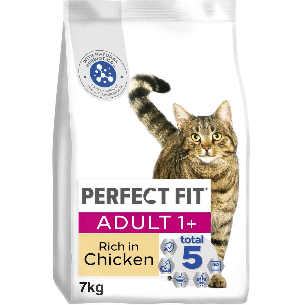 Alimento seco para Gatos Adultos a Partir de 1 año - Pollo, 7 kg (1 Bolsa)