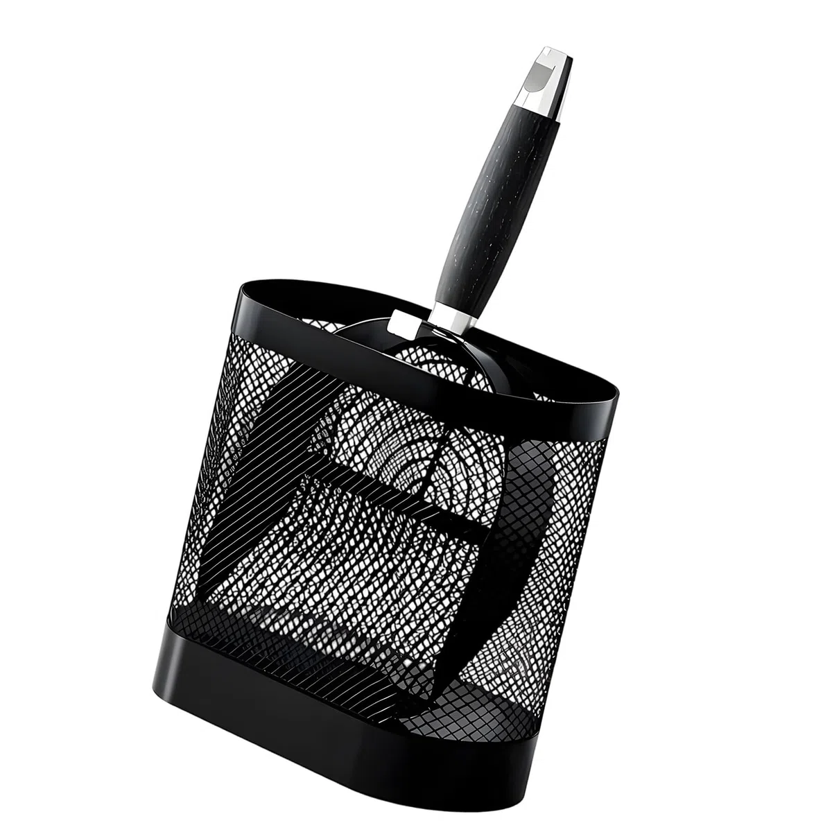 Soportes para arena para gatos, pala de arena de metal con mango antideslizante, pala de arena para gatos con soportes