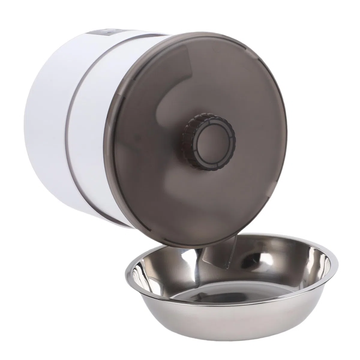 Dispensador de Comida para Gatos Timed de 4L, Alimentador de Mascotas Montado en la Pared Basado en la Nube para Gatos y Perros