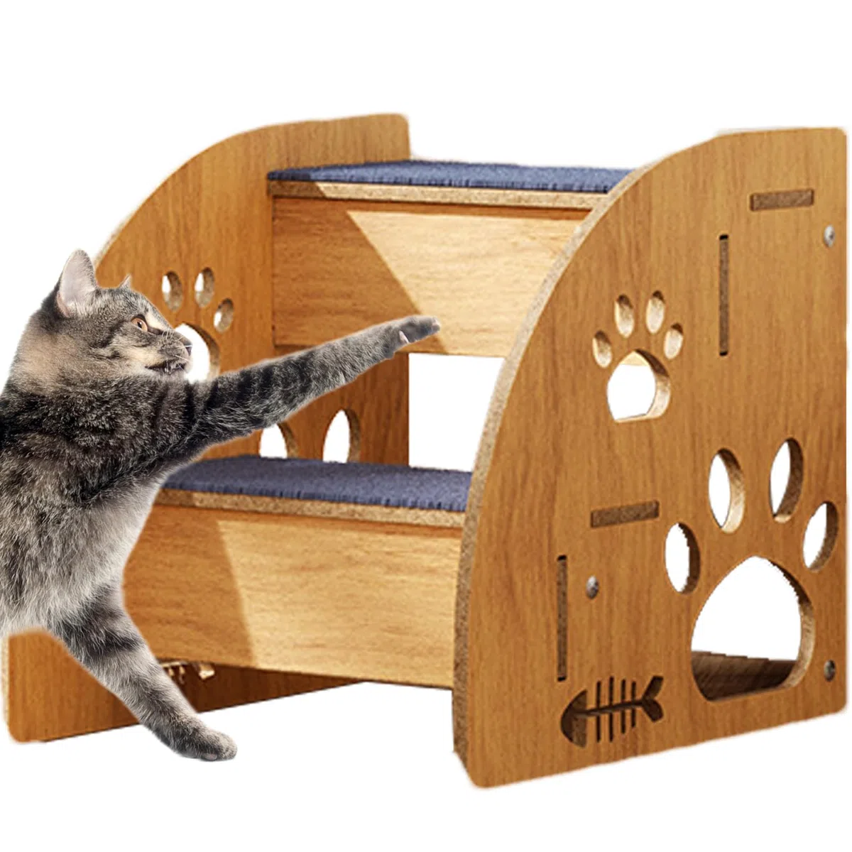 Escaleras para Mascotas para Cama | Escalones para Gatos rampa para Perros