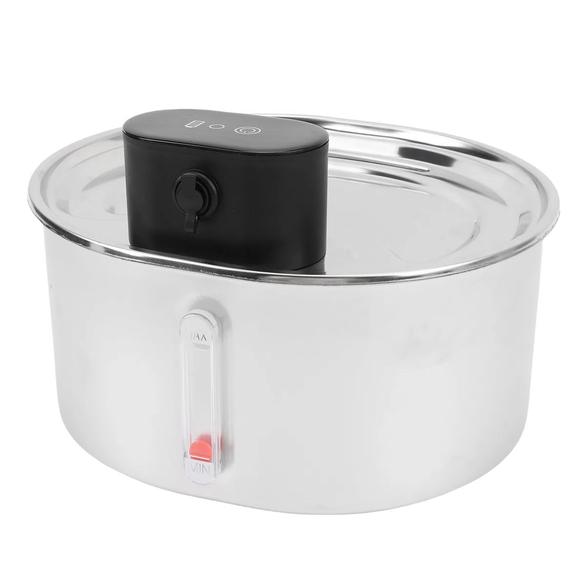 Fuente de Agua para Gatos de Acero Inoxidable, Dispensador Automático de Agua para Mascotas de 3,2 L con Sensor Inteligente y Diseño Recargable, para Gatos y Perros en