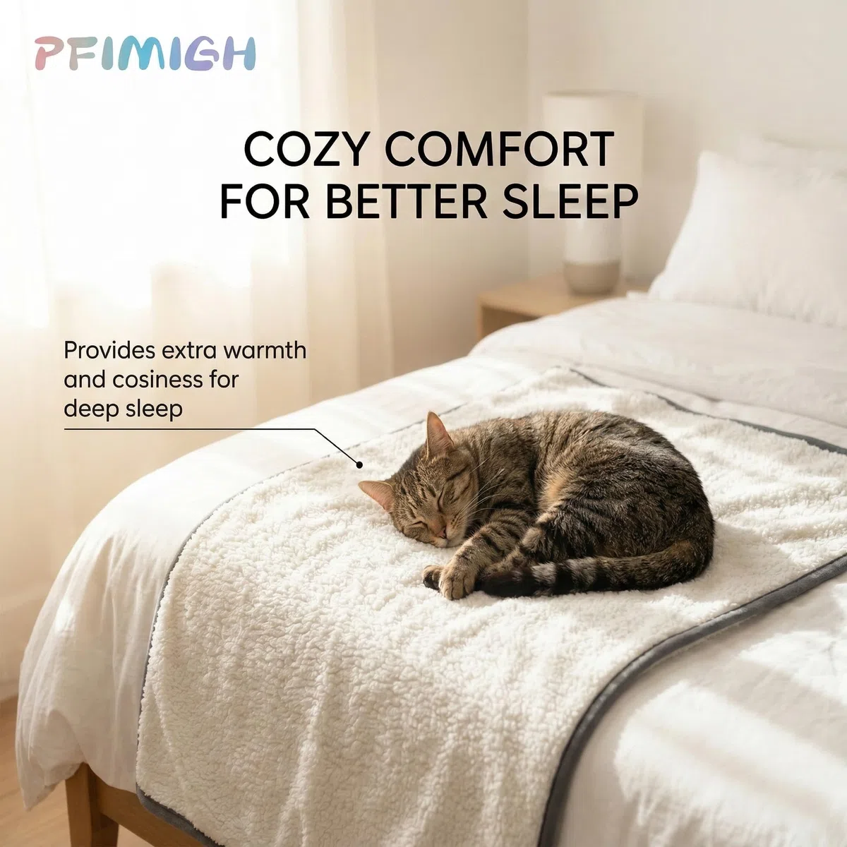 Manta Impermeable para Perros, 3 Capas de Franela y Sherpa, Cobertor Reversible Protector para Cama, Sofá y Sillón, Gris, 152x203cm