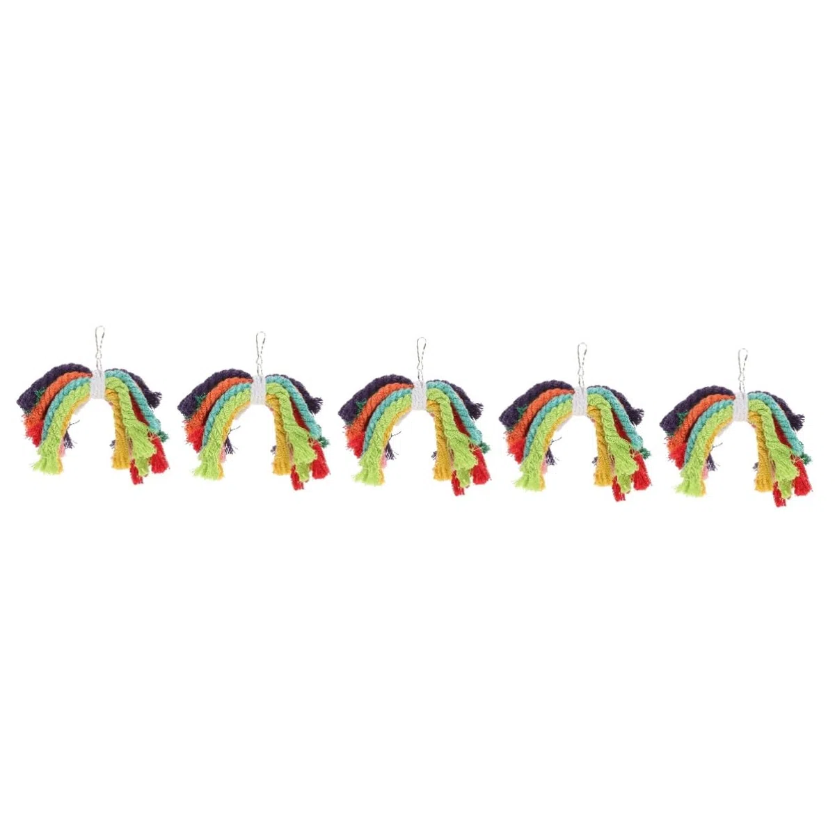 minkissy 5piezas Juguete De Masticar para Aves y Cuerda De Algodón Resistente para Periquitos Agapornis y Aves Juguete Colgante para Aburrimiento