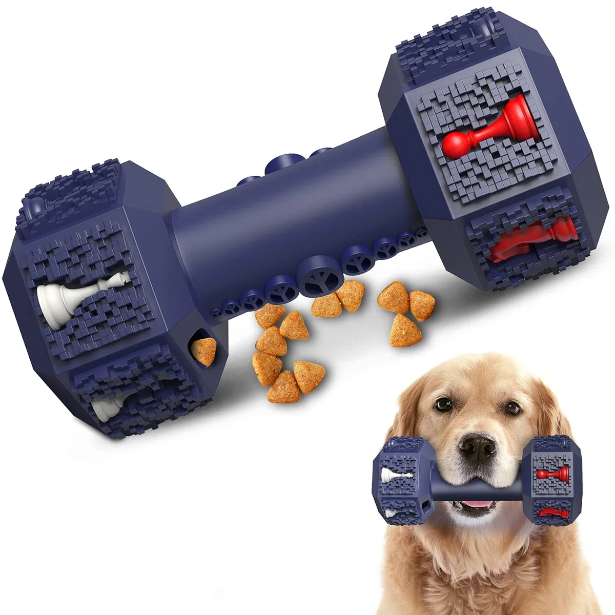 Juguetes para perros para masticadores agresivos, juguete masticable para perros grandes, juguetes indestructibles para perros grandes, juguetes de entrenamiento para perros grandes y