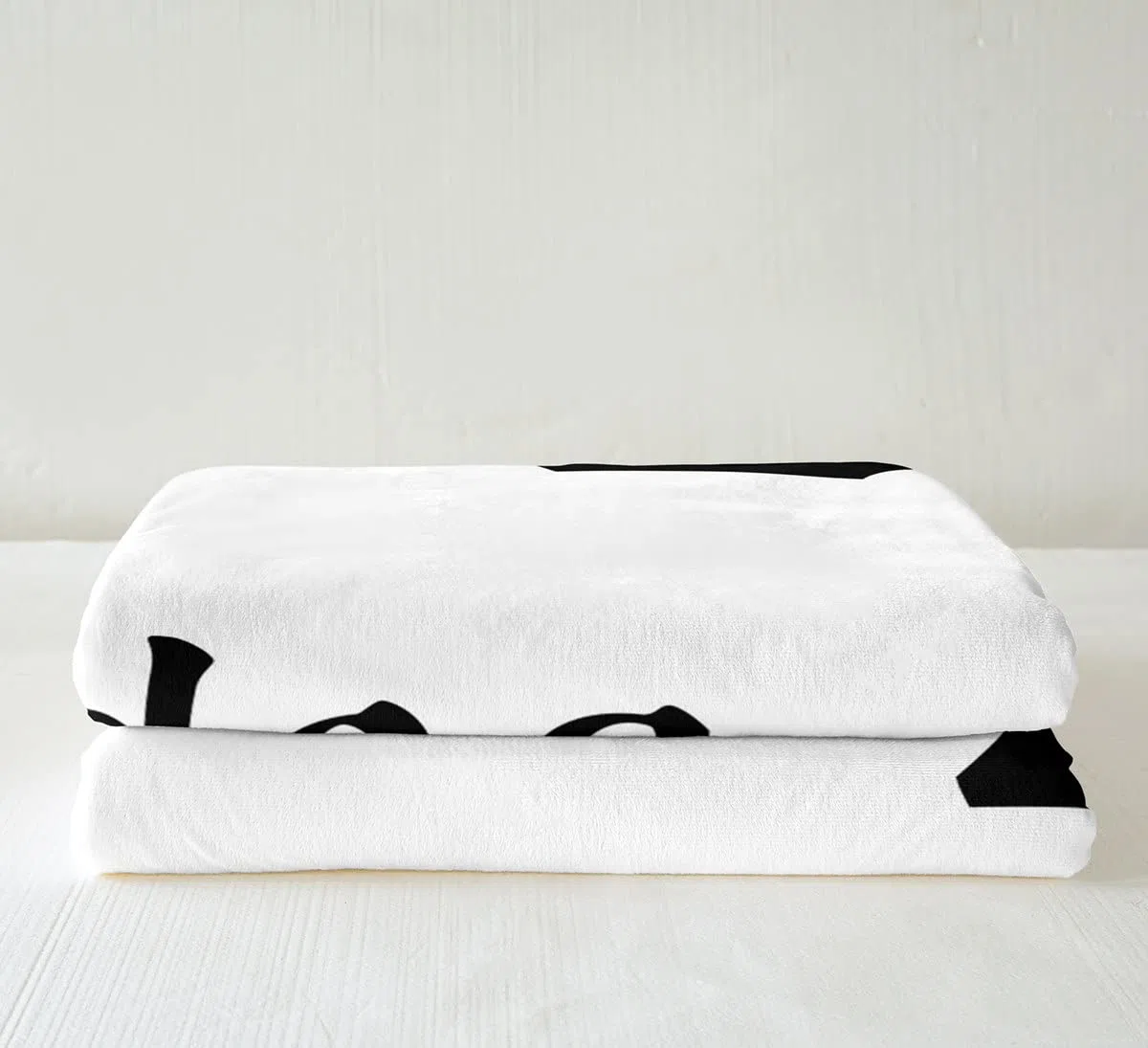 Manta de Forro Polar para Perro, Manta de Sherpa de Animales en 3D, para Cama, sofá, niños, Mascotas, Perro, Manta de Felpa para Regalo para Amantes de Perros, Color Negro, Blanco, cálido, Manta Mull