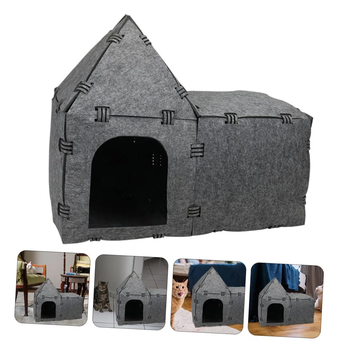 Ipetboom Juguete para Mascotas Túnel para Gatos Casa Nido Colores para Mantener Mascota