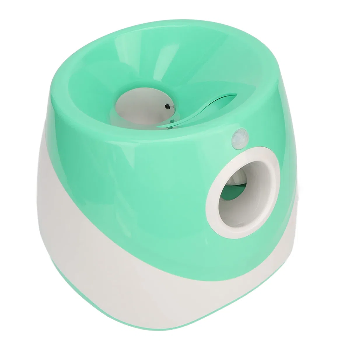 Fockety Lanzador Automático de Pelotas, Tres Modos Incorporado Batería Recargable 2200mAh 3 Mini Pelotas de Tenis Lanzador Automático de Pelotas de Plástico para Perros