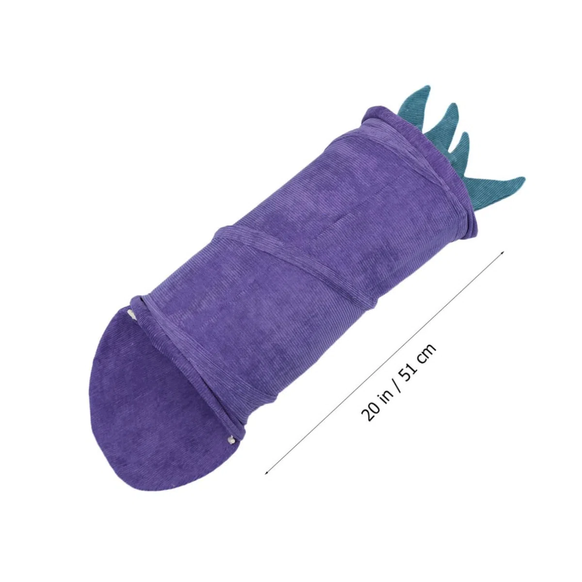 SUPVOX Túnel Plegable para Gatos Tienda De Campaña De Felpa Diseño De Verduras Juguetes para Mascotas para Gatos Inquietos
