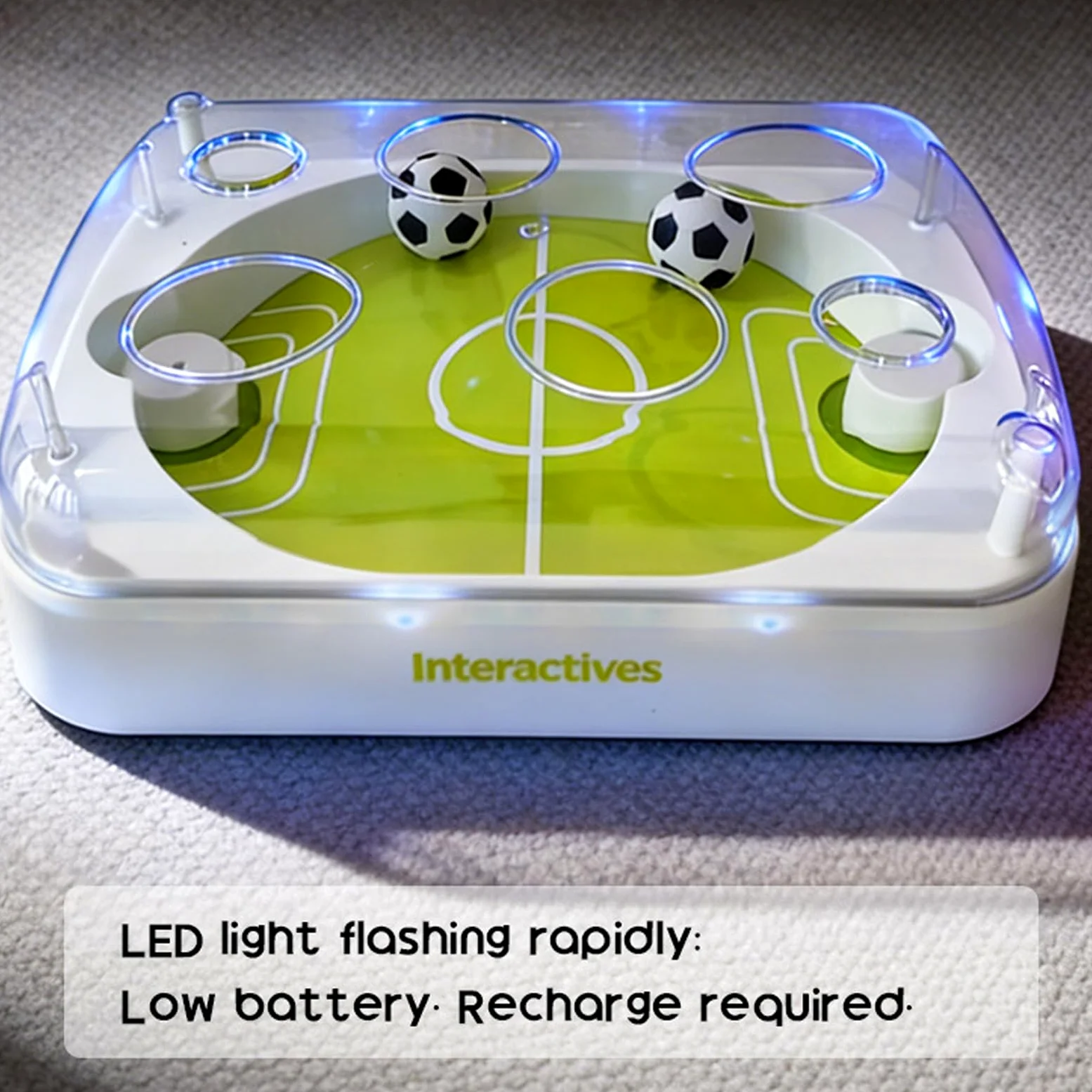 Pelota de Juguete para Gatos Juegos interactivos de fútbol para mascotas | Juguetes para Gato de Interior para Estimulación Mental, Simulación de Caza, Rascado, Juego en