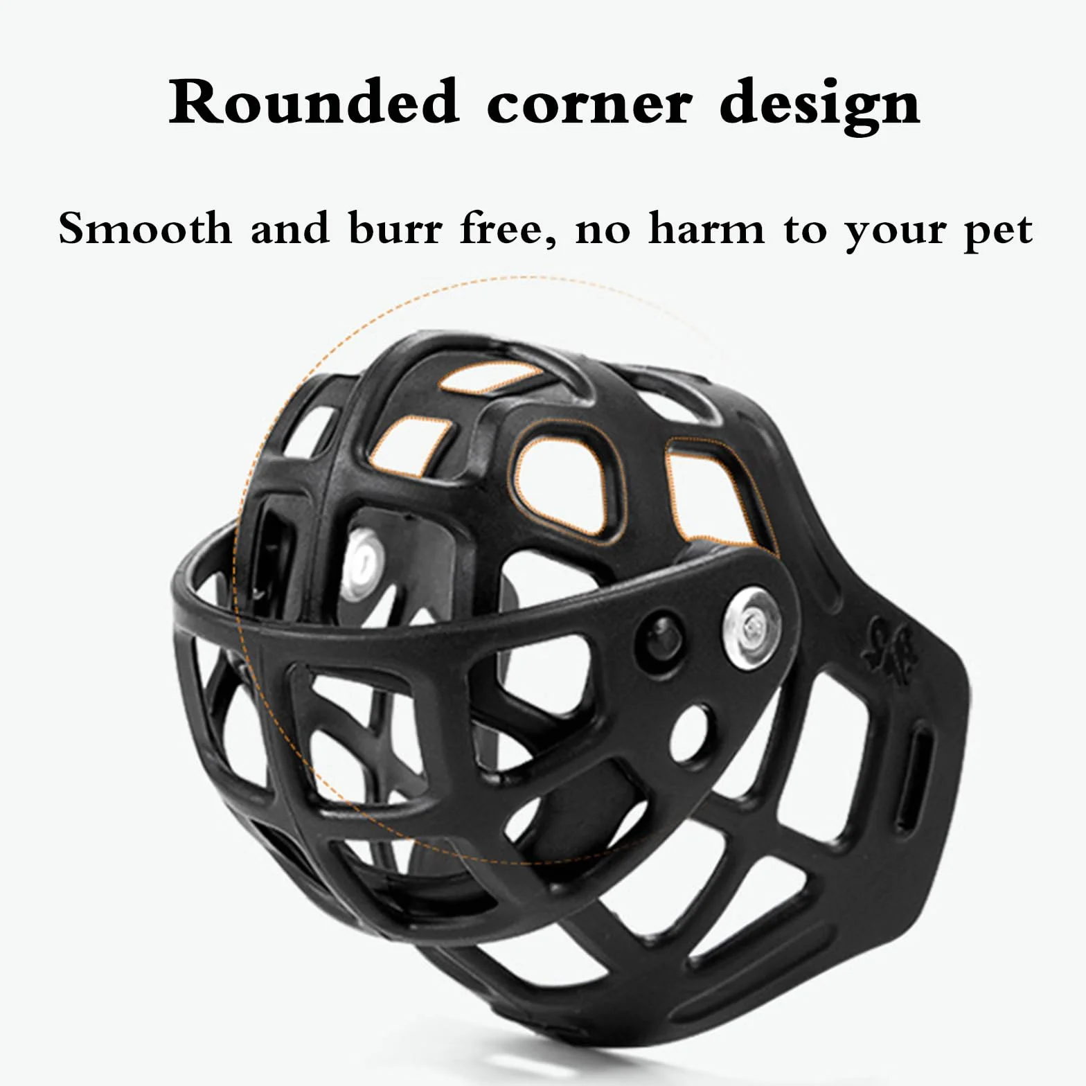 Bozal para Perros, Bozal antimordeduras for Perros, Transpirable, Ajustable y con diseño humanizado(M)
