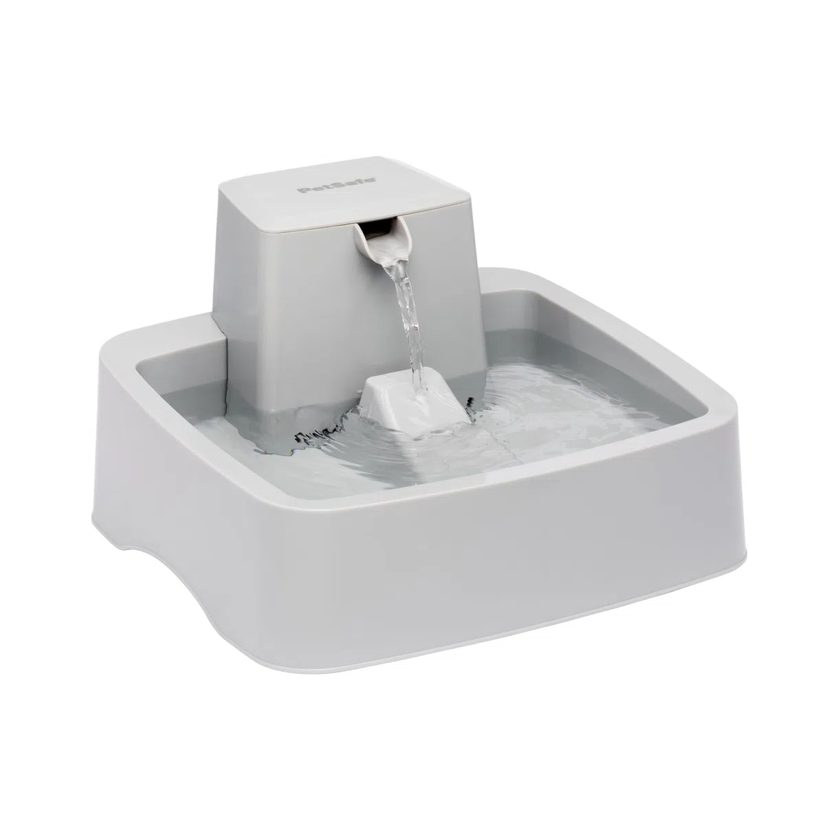 PetSafe Drinkwell - Fuente de Agua para Perros y Gatos de 1 galón, Ideal para Razas de Perros de tamaño Mediano y múltiples hogares de Gatos, diseño fácil de Limpiar, Filtro Incluido