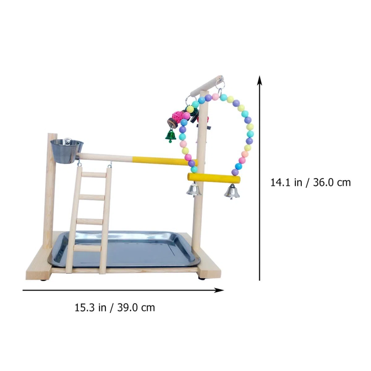 1juego Soporte De Entrenamiento para Aves De Juguete para Periquitos y Parque De Diversiones Interactivo para Mascotas y Duradero para Entrenamiento Mesa
