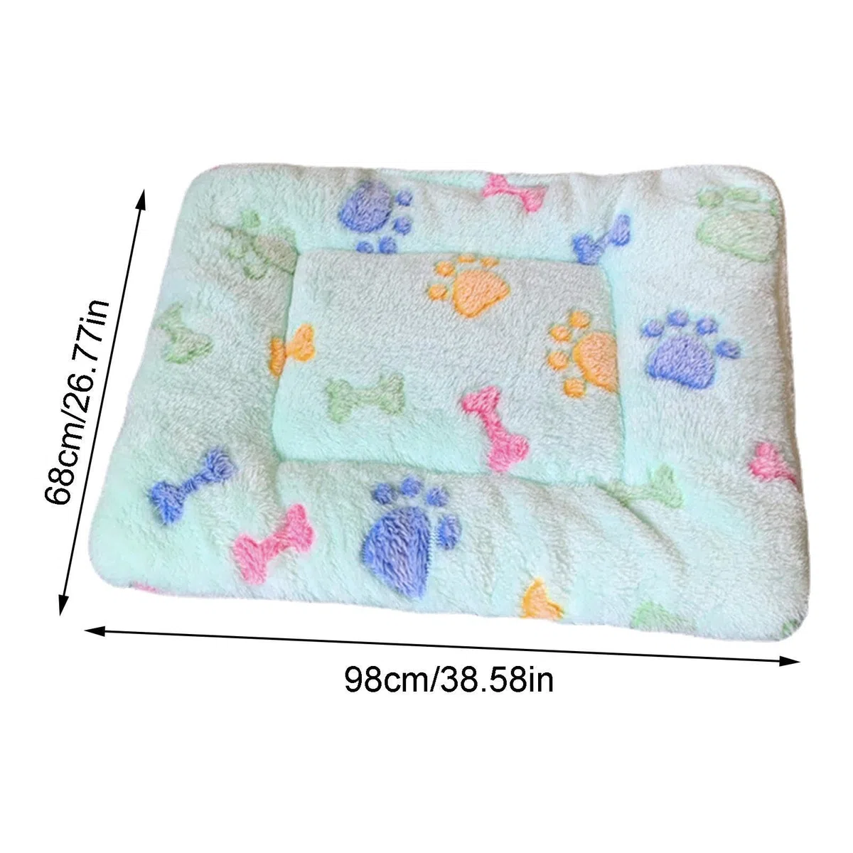 Manta calmante acogedora para gatos, mantas cálidas para gatitos de interior, almohada para perro, cachorro, gato, mantas para cachorros y gatos de interior, cama de gatito para nerviosismo y estrés | interior, almohada para perro, cachorro, gato, mantas
