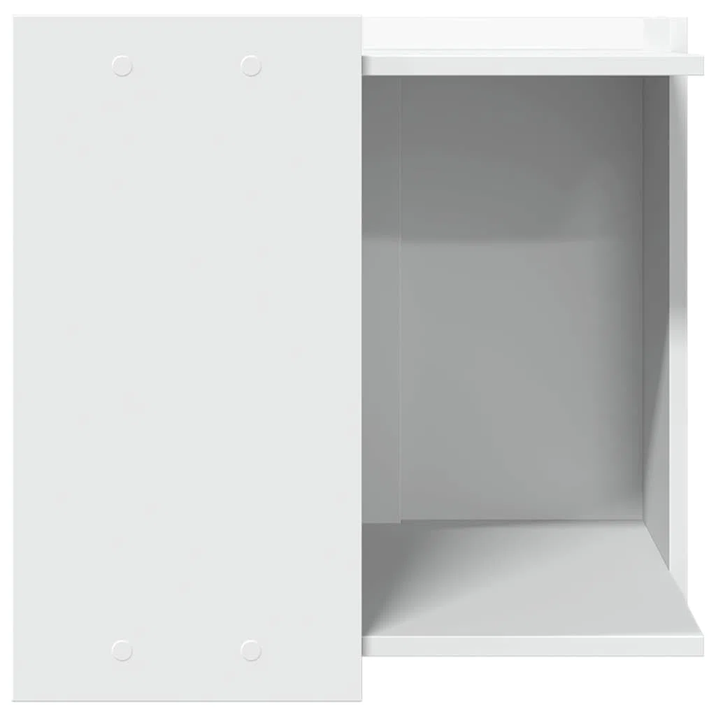 Genérico Mueble arenero para Gatos Madera ingeniería Blanco 53x53x51 cm,Producto para Mascotas y Animales,Productos para Mascotas,Productos para Gatos,Mobiliario para gatos-857751