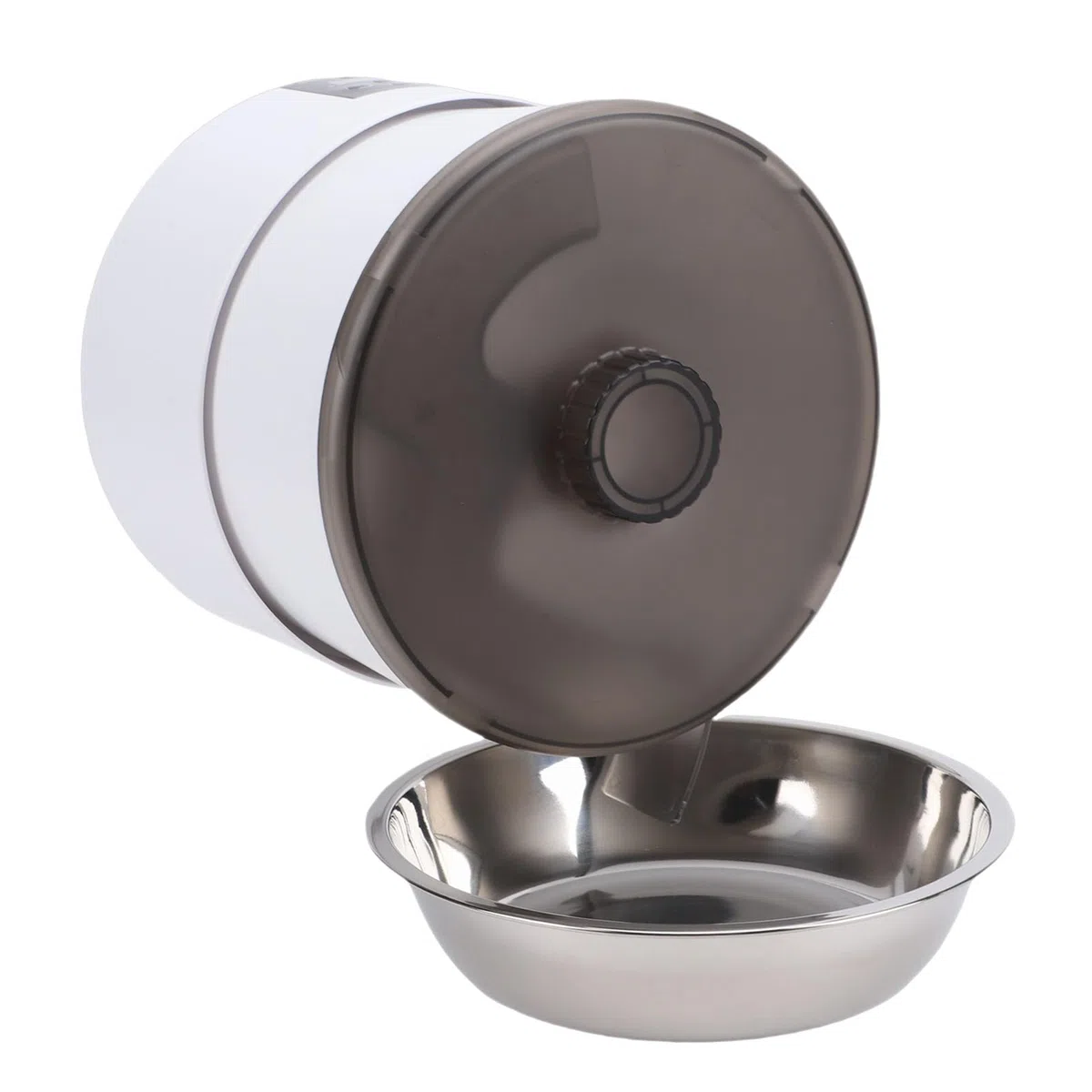 Dispensador de Comida para Gatos Timed de 4L, Alimentador de Mascotas Montado en la Pared Basado en la Nube para Gatos y Perros