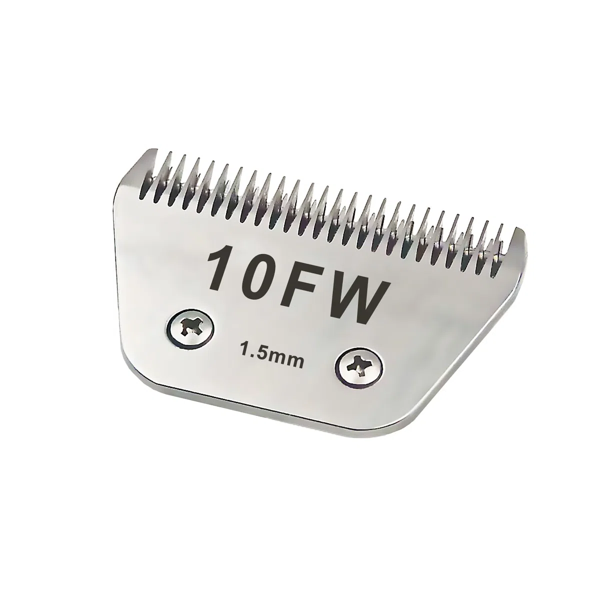 TRAH Cuchillas de aseo desmontables para mascotas de 10 FW, hoja ancha compatible con cortadoras de perros Andis, la mayoría de cortadoras de la serie A5, KM, hoja de cerámica desmontable, tamaño