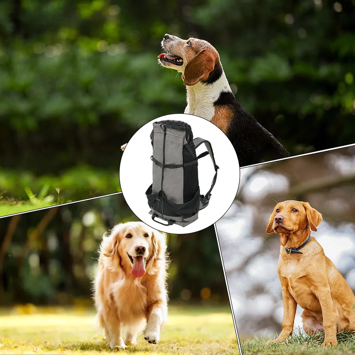 Mochila para Mascotas - Mochilas para Mascotas de Gran Capacidad | Mochilas para Mascotas Anti-, Mochila Multifuncional Perro Grande para Evitar el Cabello