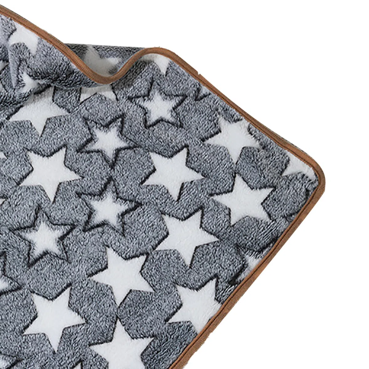 Manta Gris para Mascotas, Cálida Felpa para Mascotas, Suave Y Cómoda, con Patrón de Estrellas, Mantas para Perros Y Gatos, Manta para el Hogar, Sofá, Perros, Cachorros,(XL-Manta Estrella Gris)