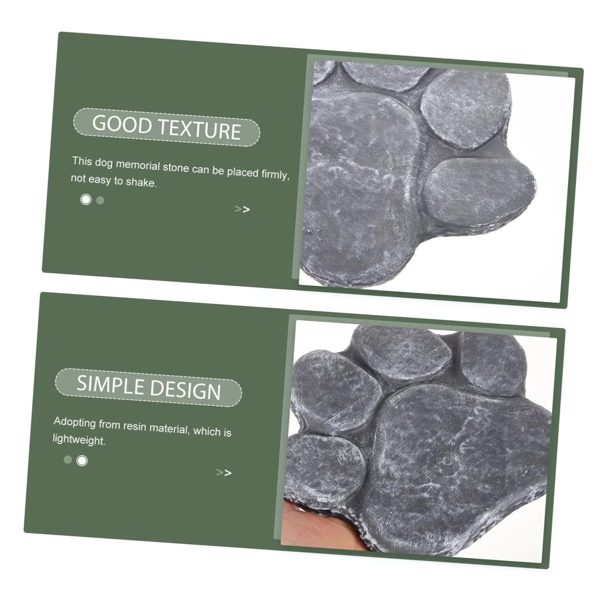 SUPVOX Lápida para Gatos y Perros Decoración Conmemorativa Resistente y Duradera