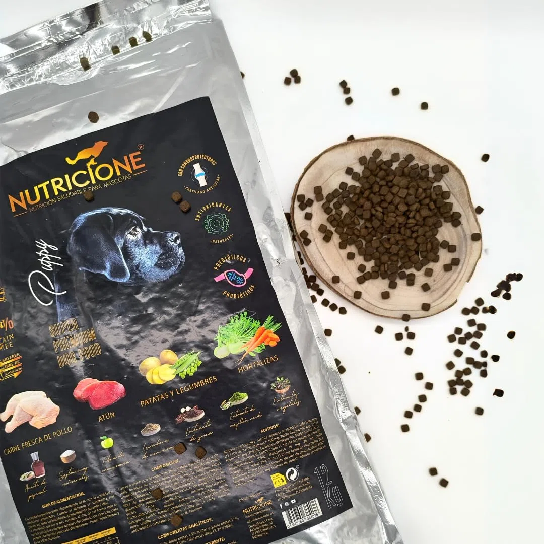 Pienso Grain Free para Cachorros - Carne Fresca de Pollo y Atún | Fórmula Completa para Cachorros de Todas Las Razas | 12 kg | Nutrición Balanceada y Sin Cereales