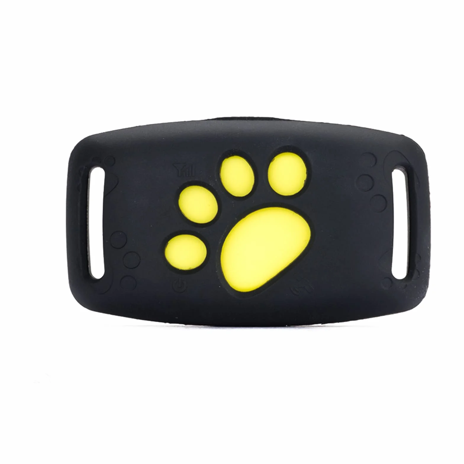 Rastreador GPS para mascotas, collar localizador GPS para perros, gatos, dispositivo de seguimiento GPS con impermeable para collar de mascotas, perro, gato (negro)