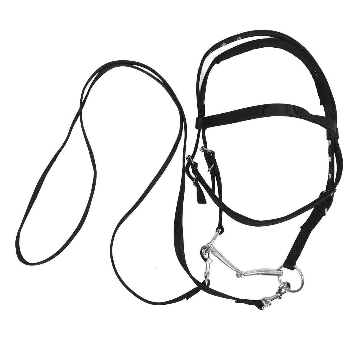 Kisangel Cabestro de Nylon Ajustable para Entrenamiento de Caballos, Suministros para Establos y Equitación en Diferentes Escenarios