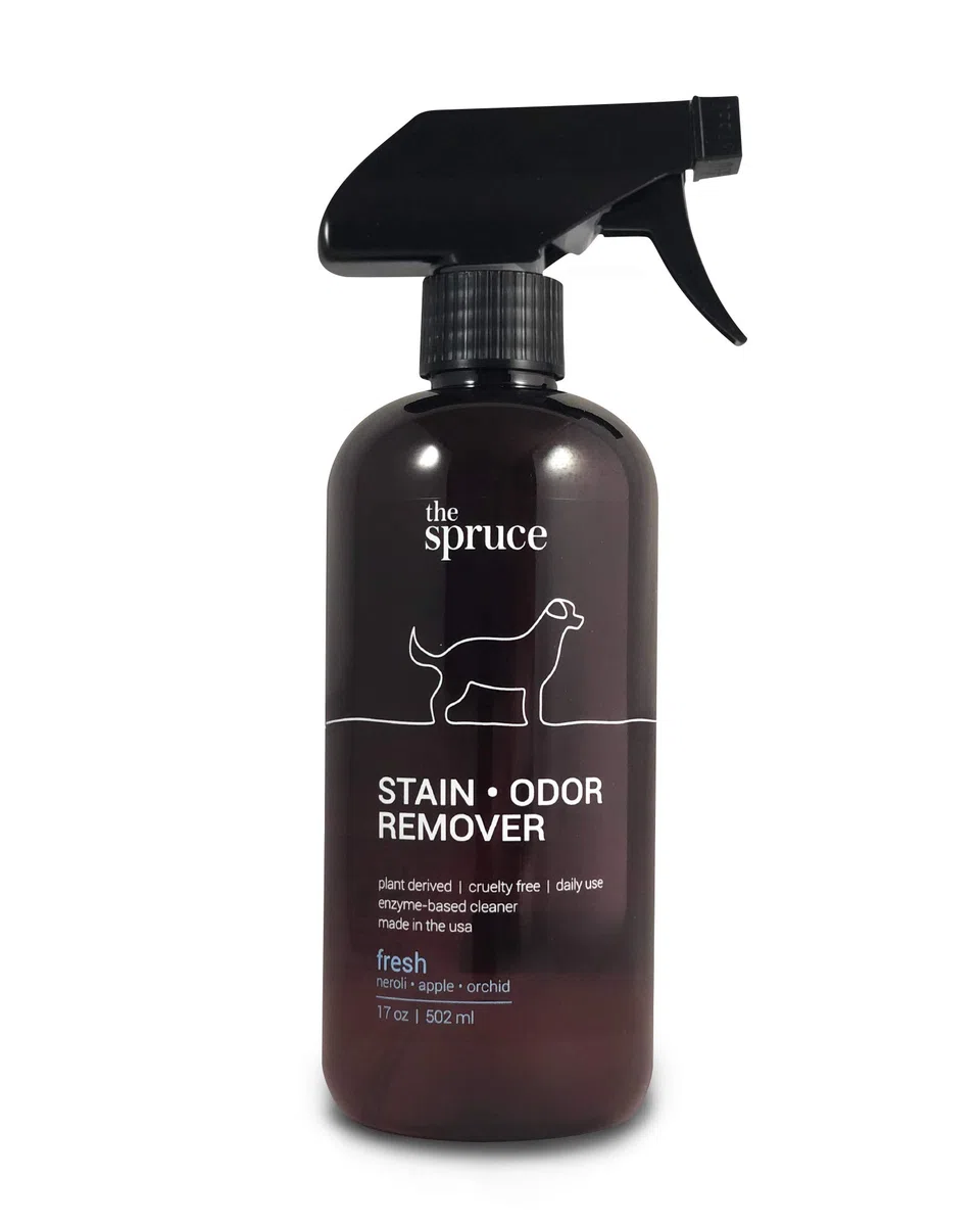 The Spruce Removedor de manchas y olores para mascotas, limpiador a base de enzimas derivado de plantas para orina de perros y gatos, heces, vómito, etc. Seguro y eficaz en azulejos, madera dura,