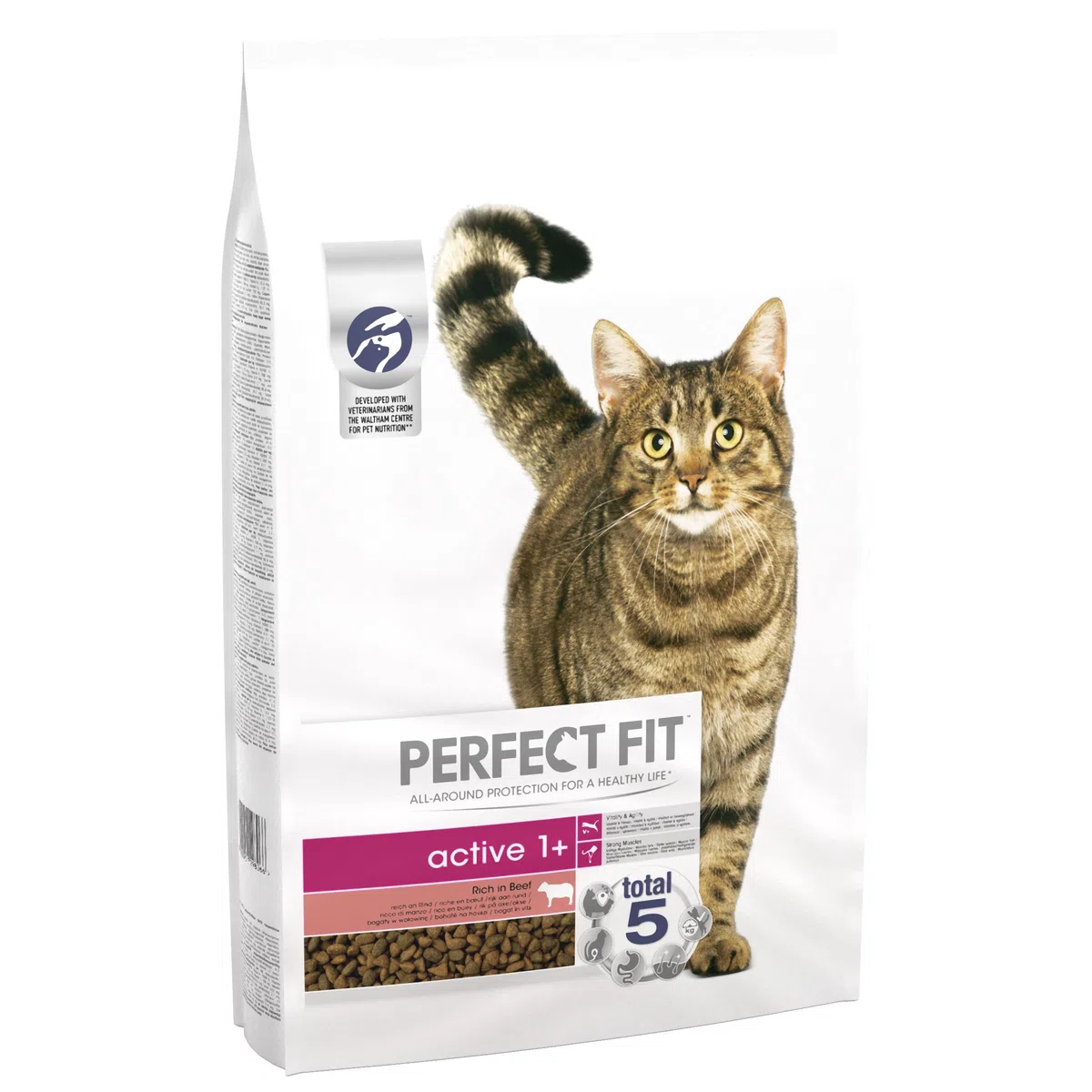 Adult 1+ – Alimento seco para Gatos Adultos a Partir de 1 año – bovino – Apoya la vitalidad – 7 kg