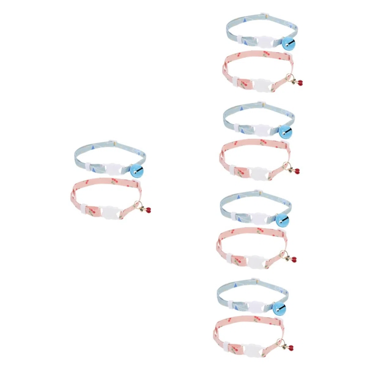 10 Piezas Collar De Mascota Collar Perro Pequeño Chica Tela Bufanda