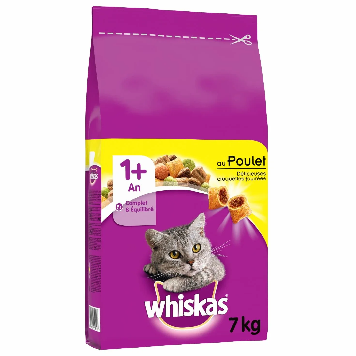 Whiskas Comida para Gato Adult Pollo 7 kg