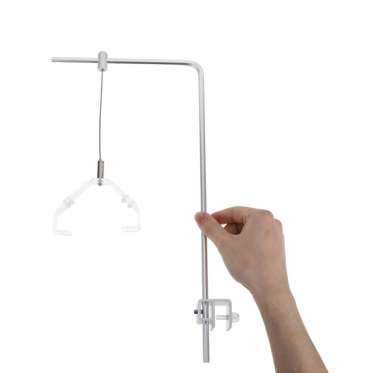 CLISPEED Soporte de Luz Diseño Ajustable 4 Piezas para Acuario de Aleación de Aluminio y Compatibilidad Versátil para Tanques de Agua Dulce y Salada