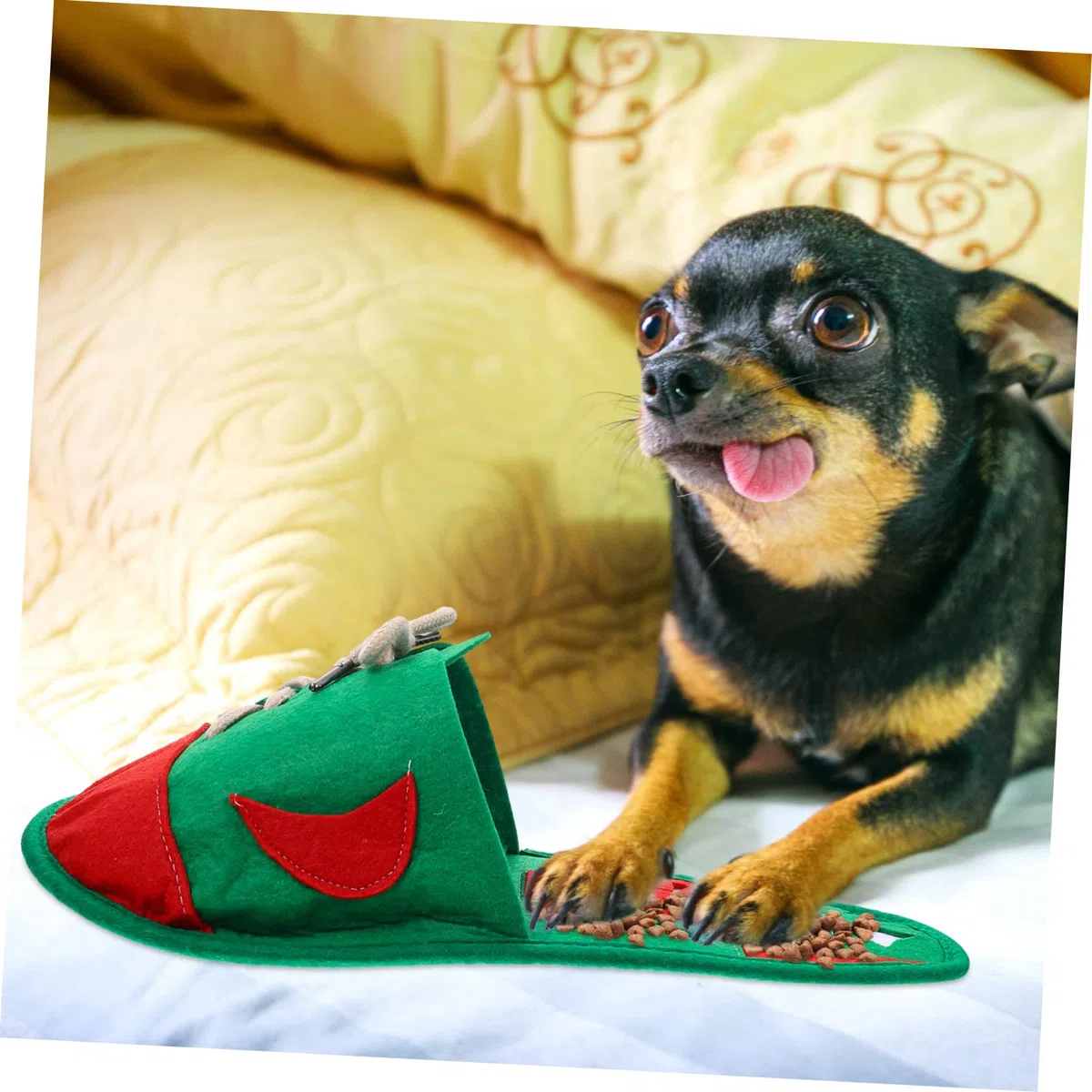 BESPORTBLE 4 Piezas Juguete para Mascotas con Fugas Dog Toys Accesorio para Cachorros Juguete de Tela de Fieltro colchoneta para Mascotas Juguetes para Perros pequeños Suministro de Cachorro