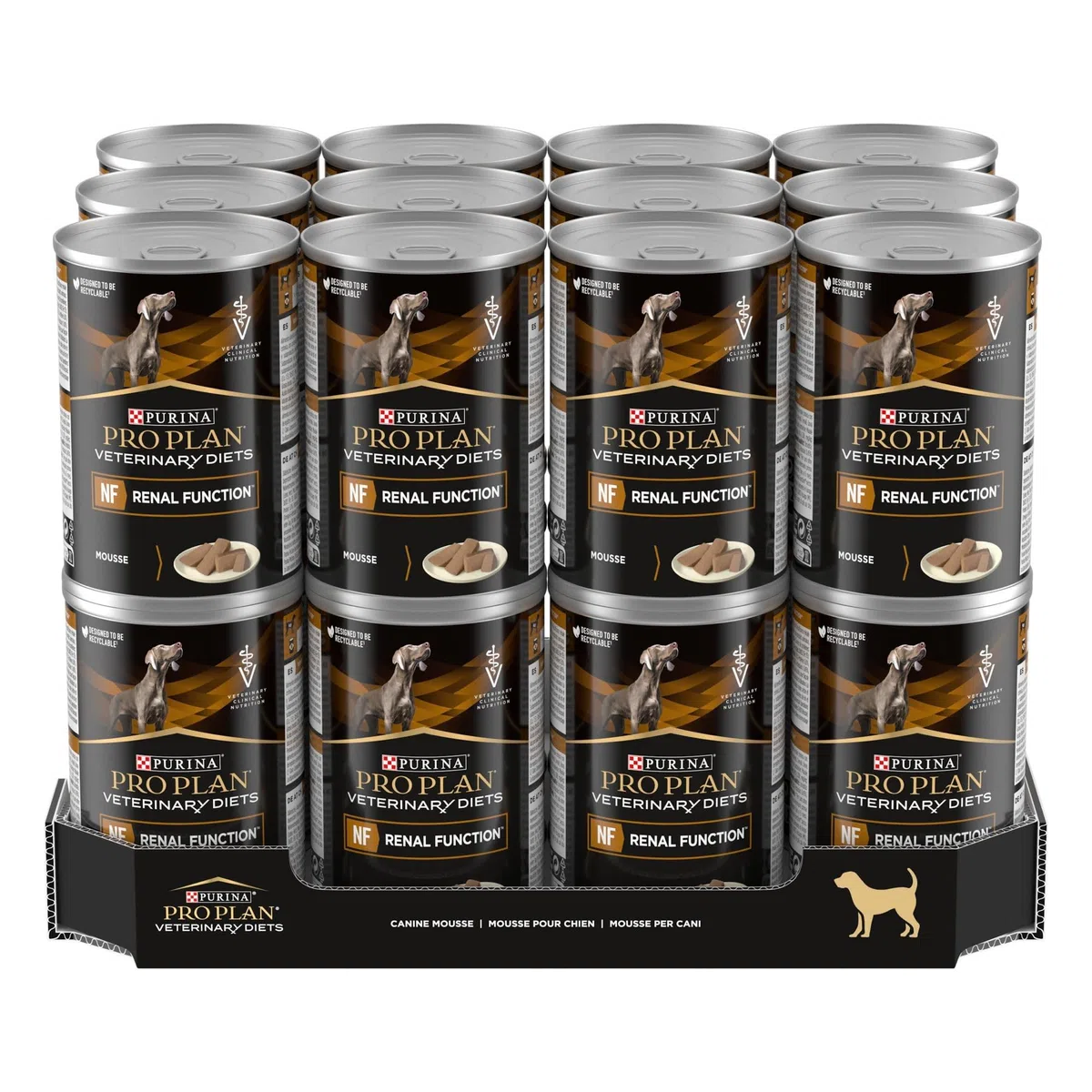 Pro Plan Veterinary Diets Canine OM Obesity Management | 12 x 400 g | Alimento Completo dietético para Perros Adultos | para la reducción del sobrepeso | Bajo en calorías
