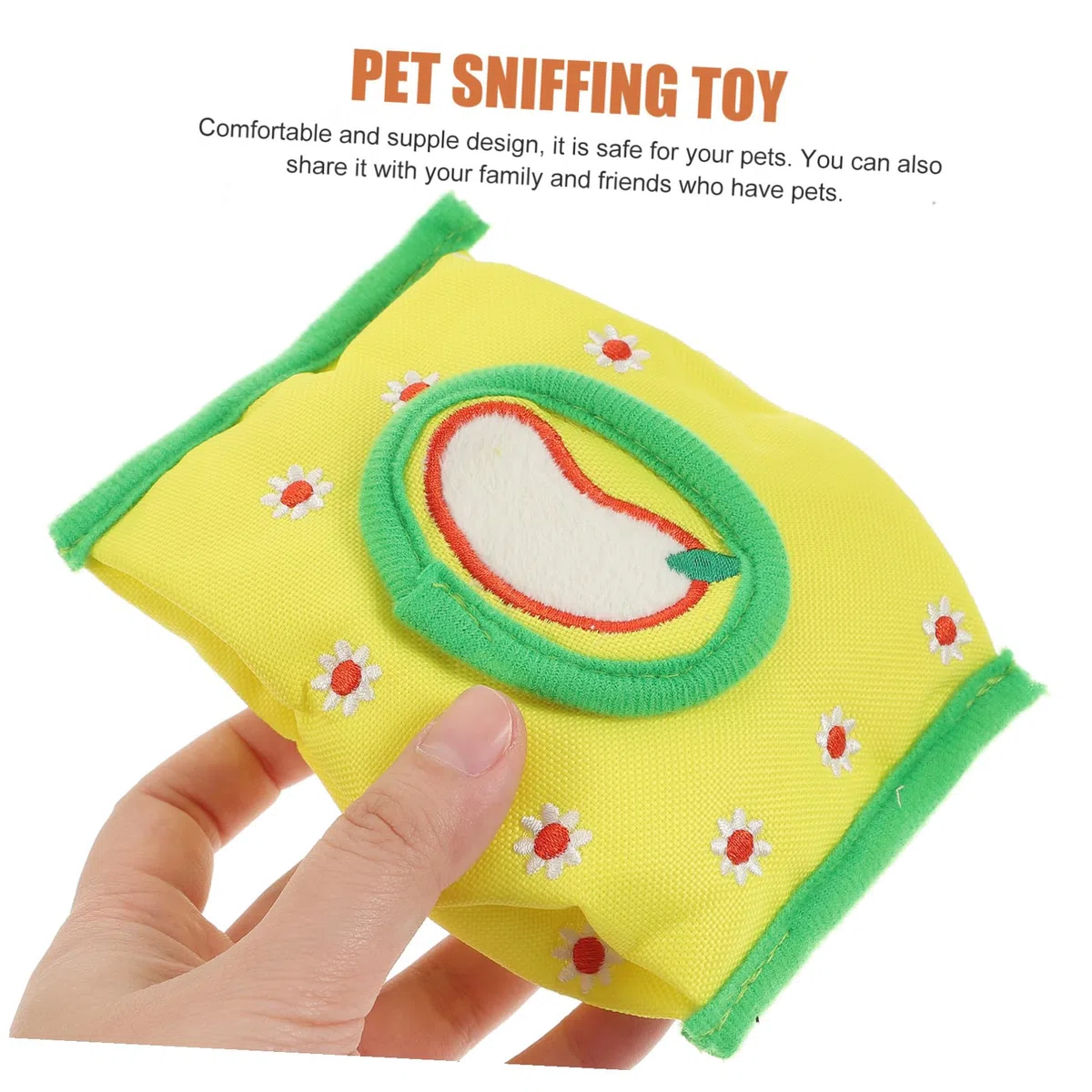 SUPVOX 4 Piezas Toalla De Papel para Mascotas Juguetes Peluche Adorable Juguete De Snuffle Cachorro Juguete para La Dentición Juguete Cachorro Animal Tela Oxford Perro De Juguete Portátil