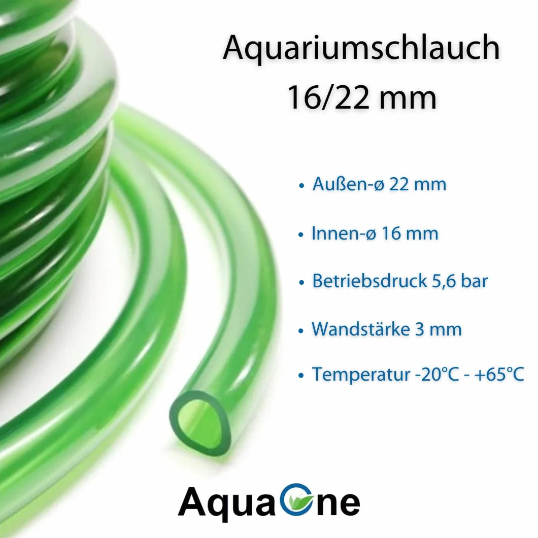 Manguera de 25 metros Acuario Tamaño 16/22 mm Acuario Manguera Top calidad.