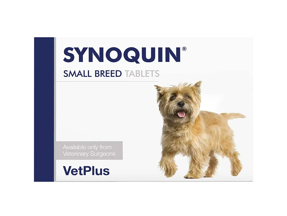 Vetplus Synoquin EFA Envase con 90 Comprimidos de Suplemento para Perros Razas Pequeñas