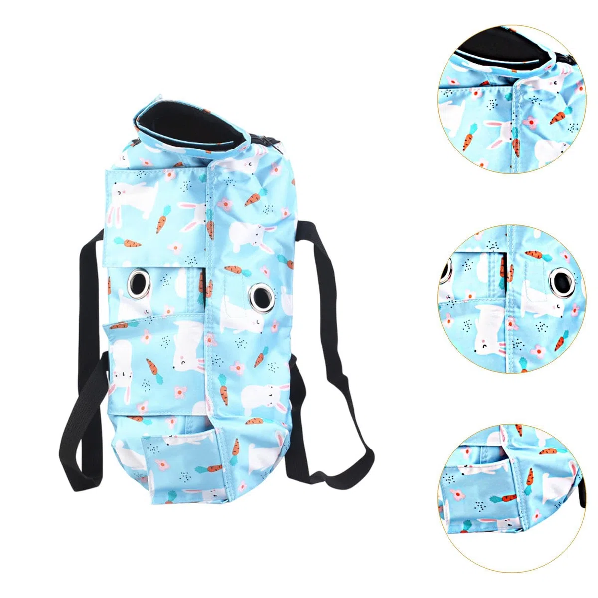 Transportín Multiusos para Gatos, Ideal para El Cuidado de Uñas Y Orejas, Azul