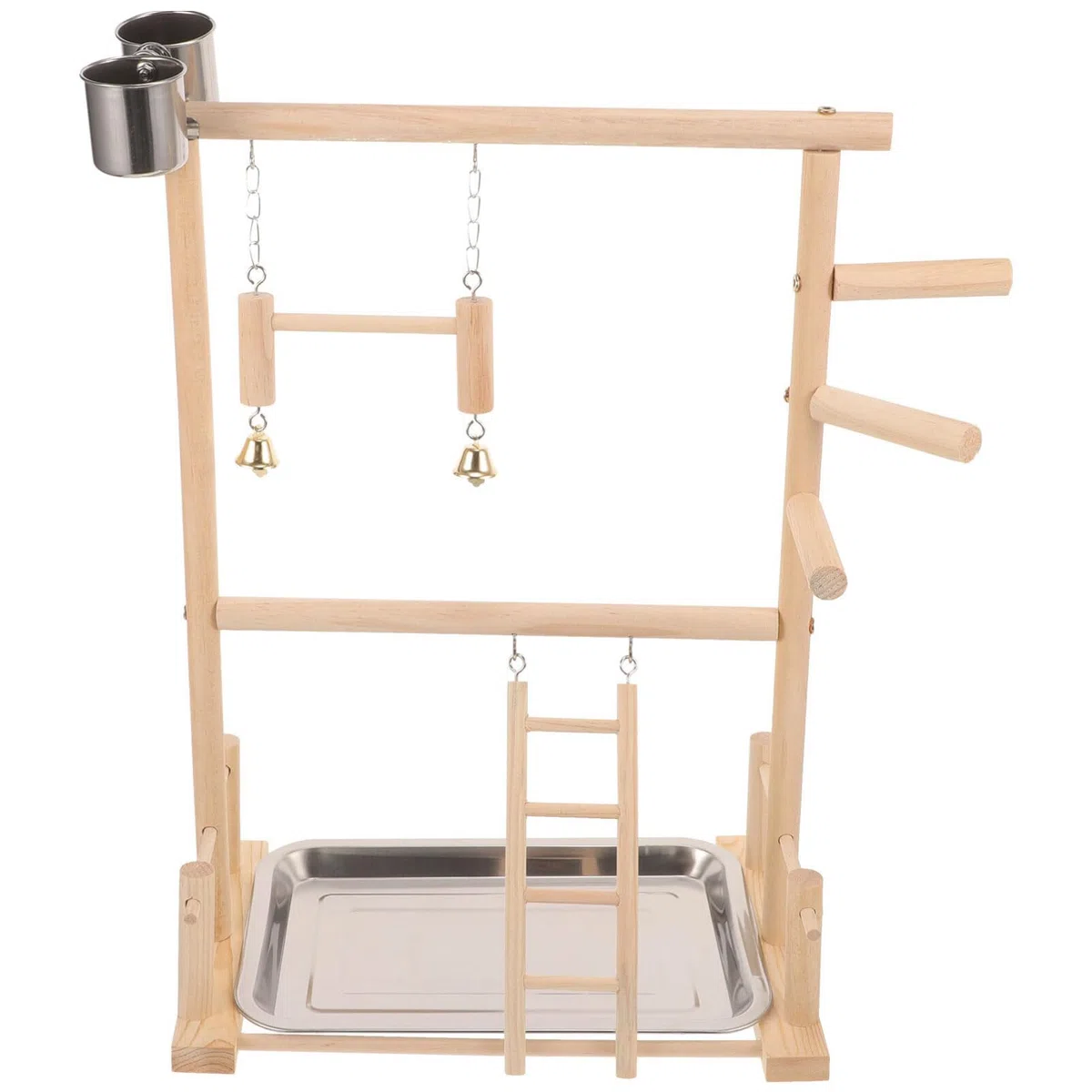 POPETPOP 1juego Soporte De Percha para Aves De Natural Estable y Duradero para Periquitos y Aves Pequeñas para Voladeras y Entrenamiento Casa