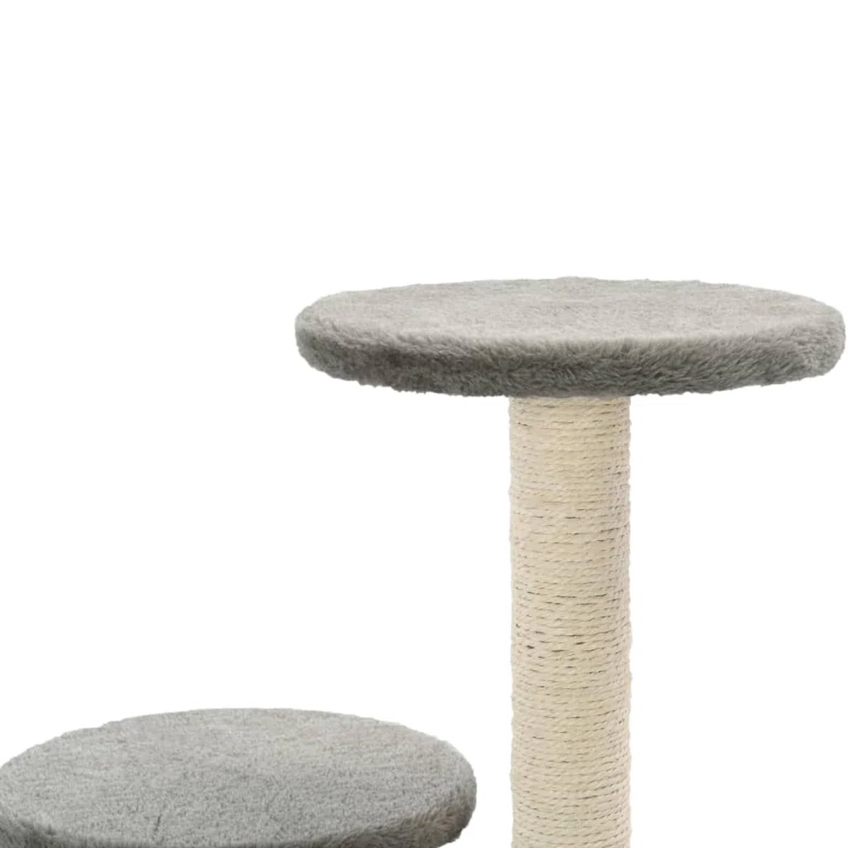 ShGaxin Rascador para Gatos con Poste rascador de sisal 60 cm Gris, Rascador Gato, Arbol Rascador para Gatos, Gatos Accesorios, Torre Gatos, Arranhador para Gatos, Casa para Gatos