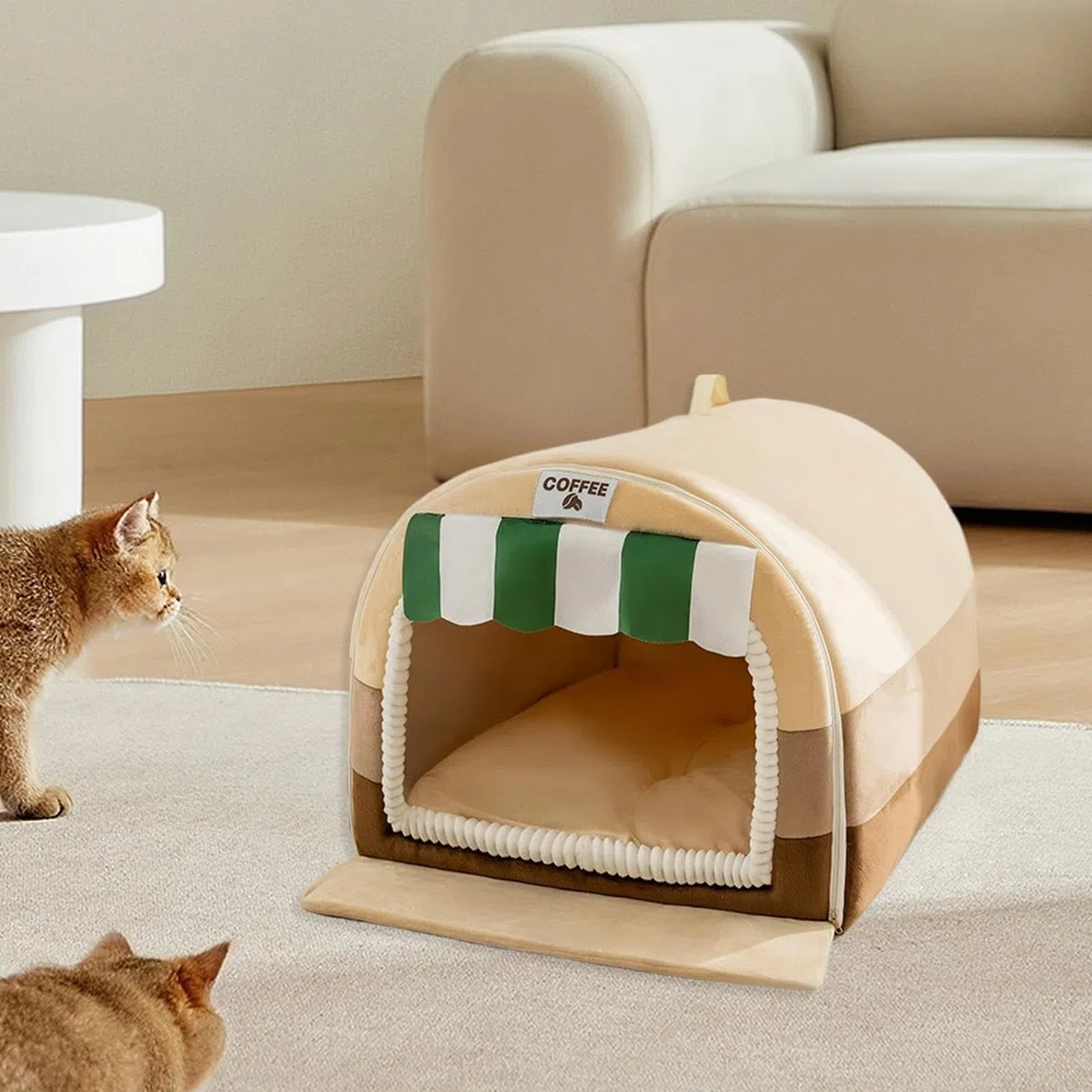 Cama De Perro, Cama De Interior para Perros, Cama Lavable para Mascotas, Cama De Tienda De Descanso Caliente De Invierno para Gatos De Mascota, De Dormir Desmontable para Gatos, Chie | Cama De Tienda De Descanso Caliente De Invierno para Gatos De Mascota,