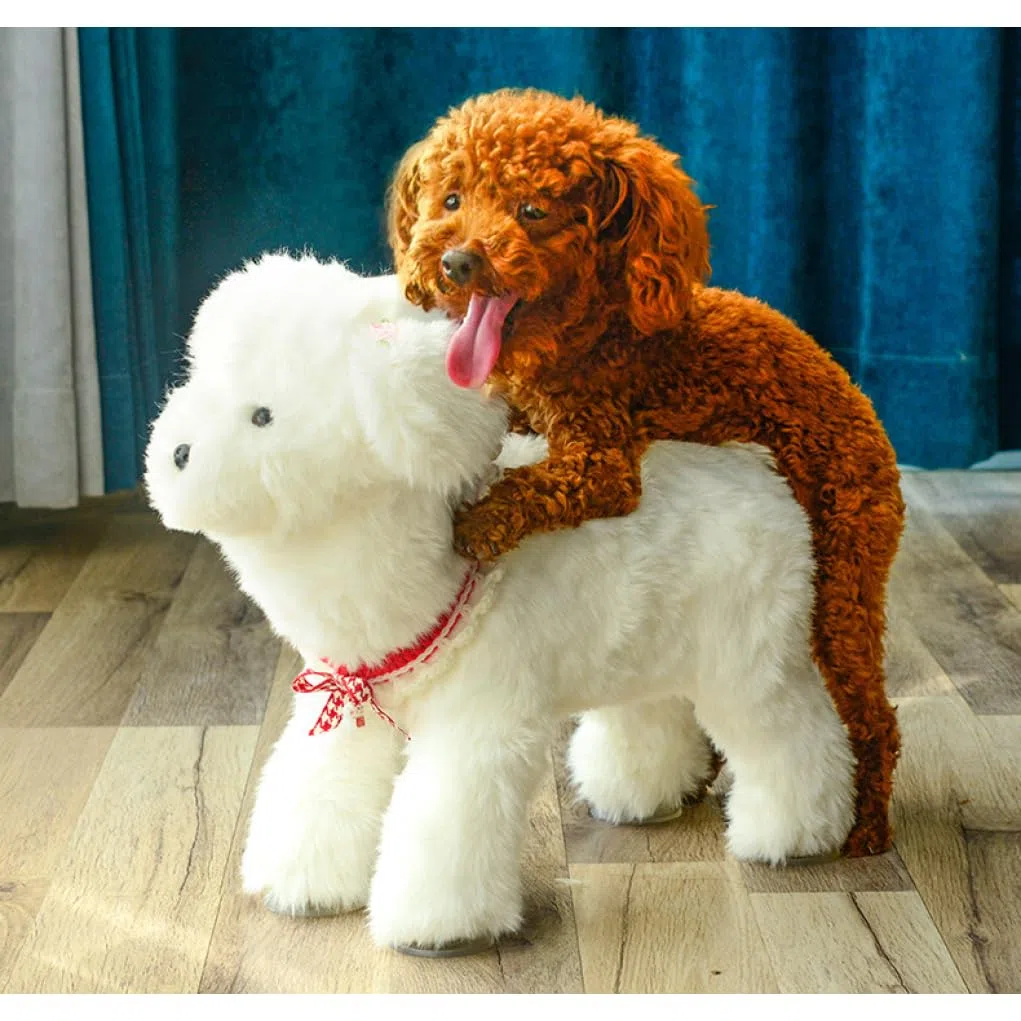 Juguete de apareamiento para Perros, Juguete de ventilación de simulación de Silicona para Perros pequeños de 25 cm