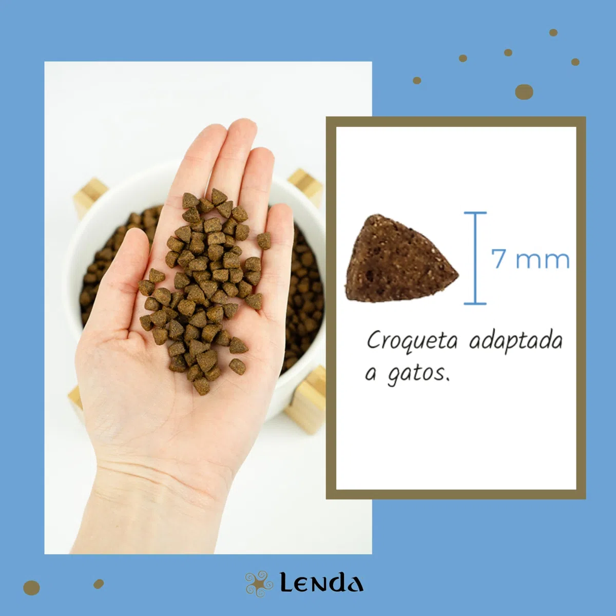 Lenda Gato Adult Light & Sterilized 7 kg Grain Free - Pienso para Gatos Esterilizados sin Cereales - Comida Light para Gato Adulto - Pienso Natural Bajo en Calorias y Grasas