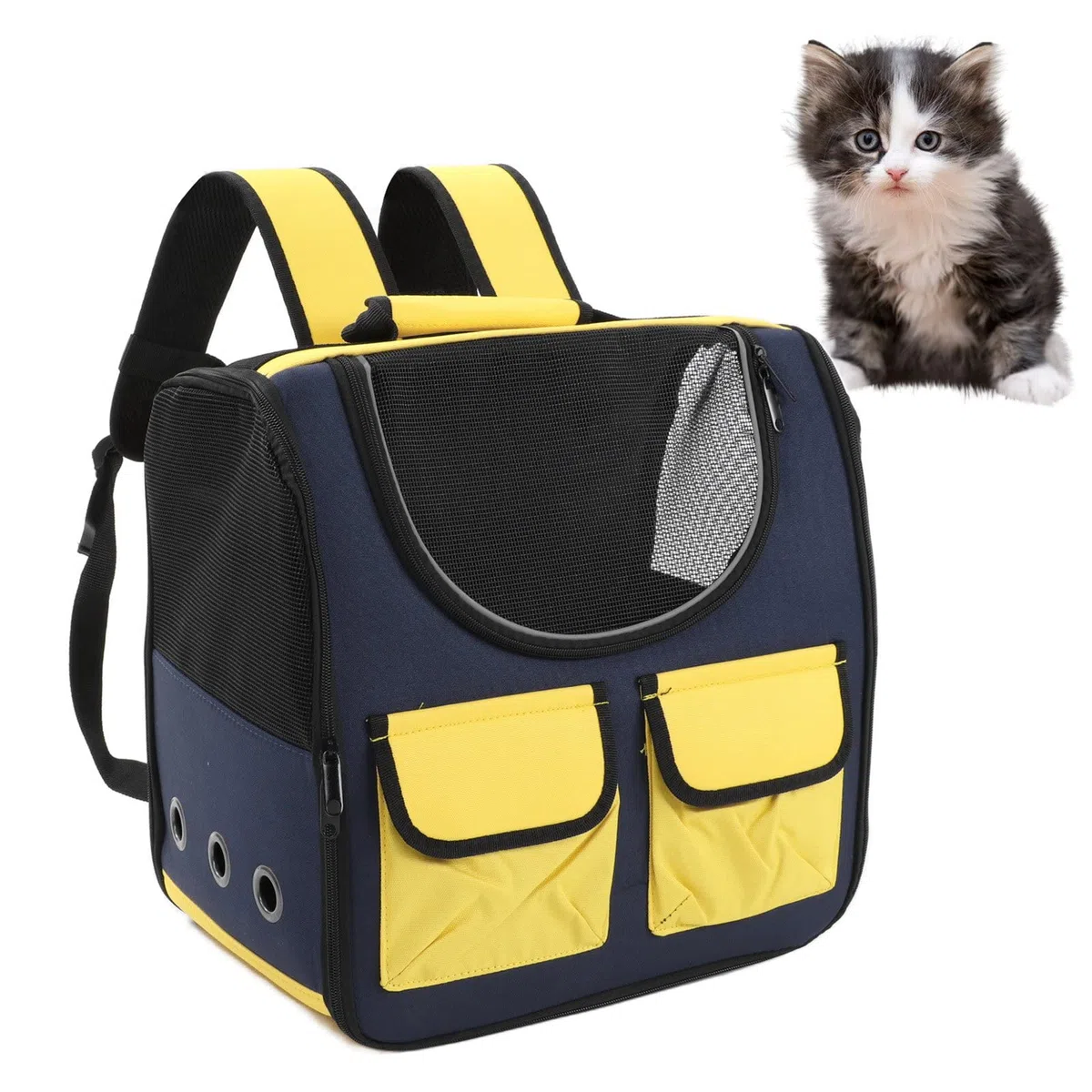 Bediffer Mochila para Mascotas con Diseño Ergonómico y Gran Capacidad