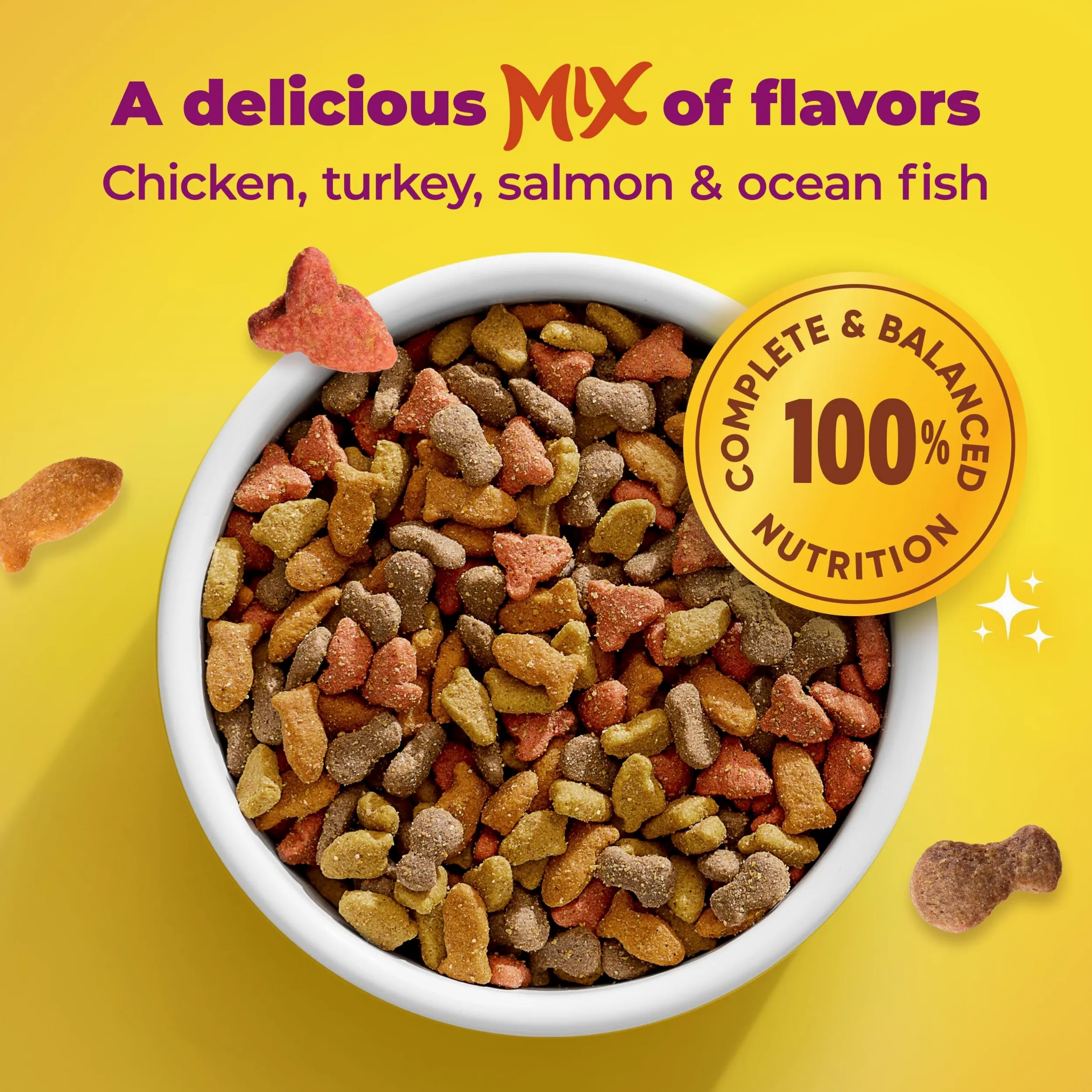 Meow Mix Original Choice - Alimento seco para Gatos, Bolsa de 6.5 Libras