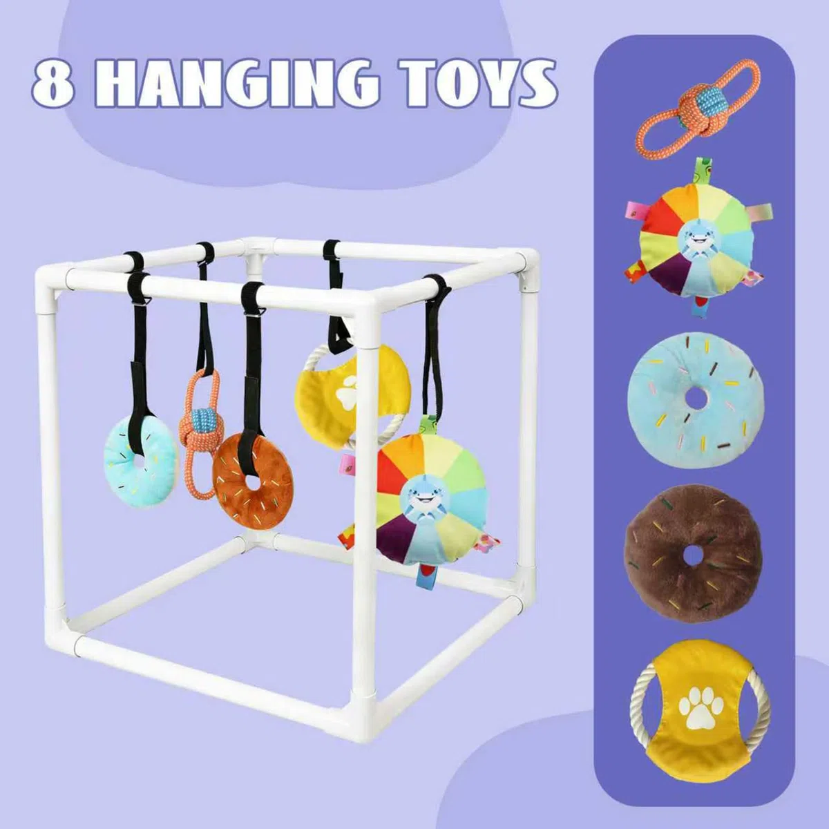 Gimnasio De Juego Para Cachorros Centro de Actividades Interactivo Con | Juguetes Interactivos para Cachorros Para en Puerto de Coche Fuente de Alimentación Videojuegos