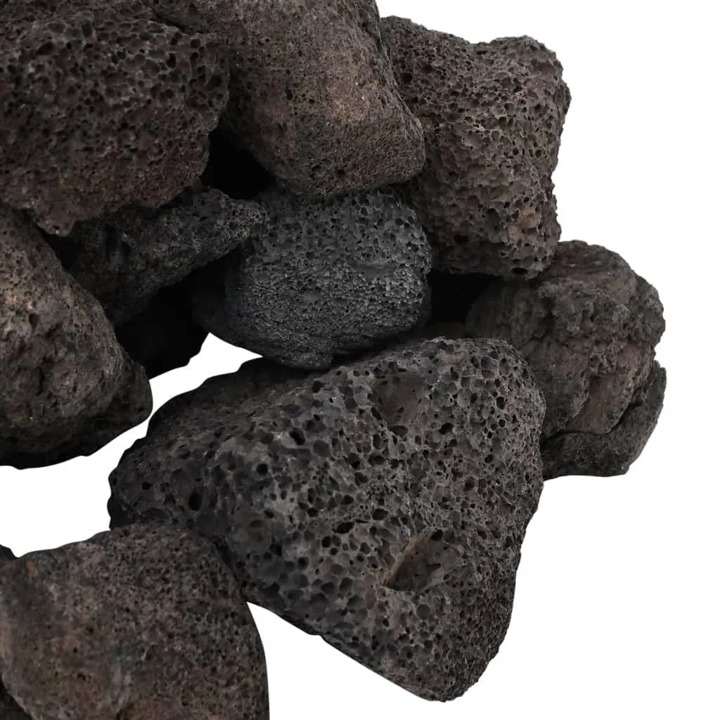 SKM Rocas volcánicas Negras 10 kg 5-8 cm,Producto para Mascotas y Animales,Productos para Mascotas,Productos para Peces,Decoración de acuarios,Negro,10.45 kg,155321
