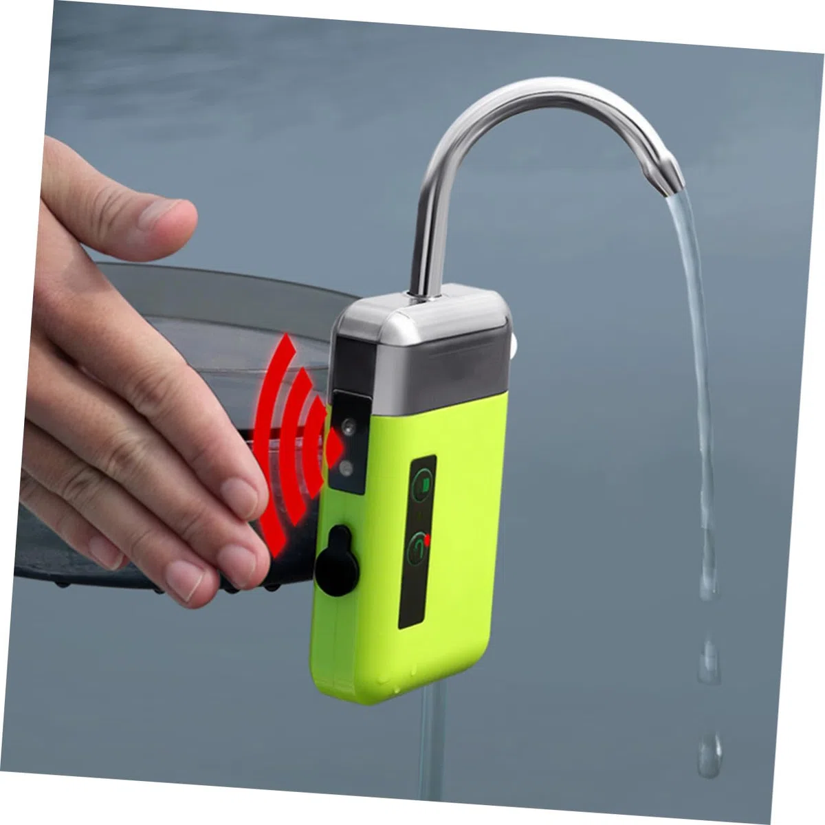 Bomba de Aire para Acuario Recargable 2000ma Abs Verde