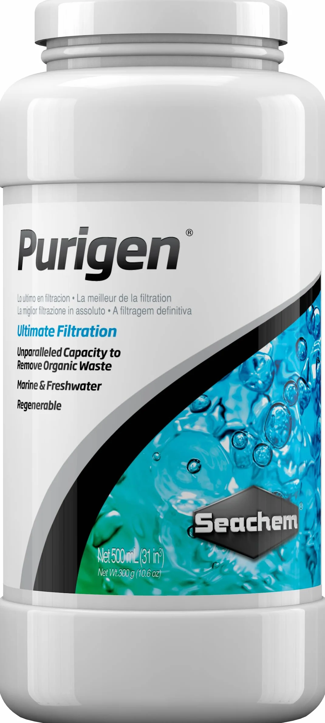 Seachem Filtro de Agua Purigen, 500 ml