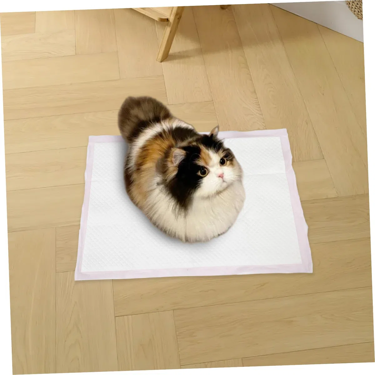 Toyvian Almohadillas para Orinar para Mascotas 50 Pcs Gruesas Superabsorbentes Antifugas para Viajes y Entrenamiento de Perros y Gatos
