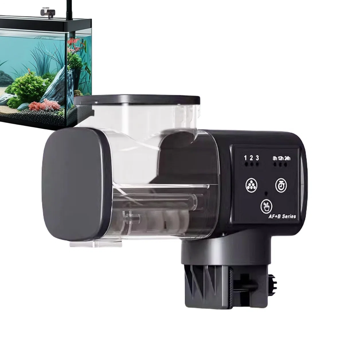 Alimentador de Peces Dispensador Inteligente y Preciso
